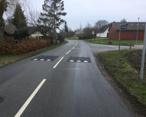 TDJ pudebump / busbump i Roskilde fra trafikgummi.dk